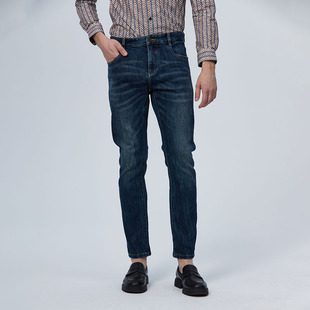 百搭时尚 DAVID 猫须水洗休闲裤 直筒牛仔裤 NAMAN春夏男士
