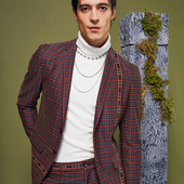 外套 DAVID 舒适百搭西服上衣 休闲时尚 小西装 NAMAN春夏季 男士