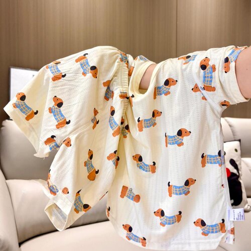 莫代尔分体套装短裤短袖家居服
