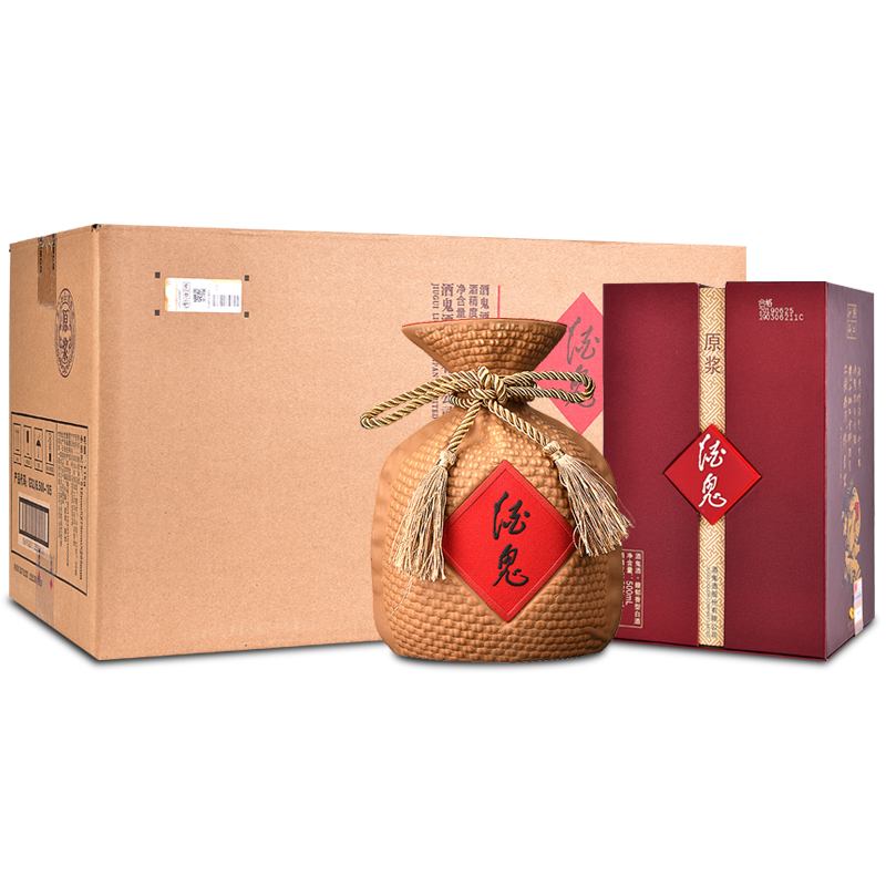 酒鬼500ml原浆酒52度官方旗舰店