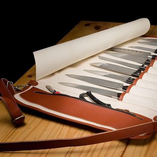 厨师刀具收纳包便携式手提工具包西餐主厨卷筒刀包厨刀收纳袋