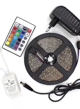 le灯带24键红外防水氛围灯条12伏2835RB灯带le条自粘