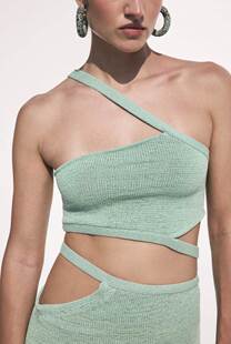 欧美时尚经典女装气质绿色辣妹针织夏季新品套裙个性街拍性感裙子