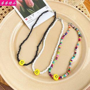 Bead Rice Necklace Bohemia Chain Fashion Clavicle popular