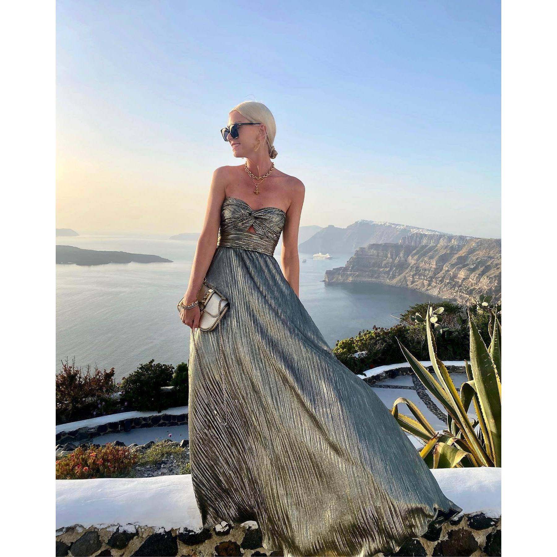 Women sexy evening dress 欧美性感裹胸烫金聚会连衣裙INS连衣裙