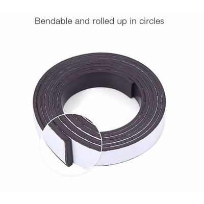 推荐5m Self Adhesive Flexible Magnetic Strip Rubber Magnet T