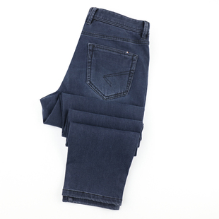 【小黑裤高弹】九牧王牛仔裤25新款秋冬直筒男裤JJ1C70313/C70312