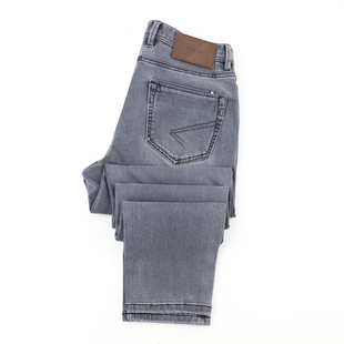 【小黑裤高弹】九牧王牛仔裤2025新款正品秋冬修身男裤JJ1C72011