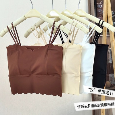 大码薄款修身显瘦百搭小吊带背心