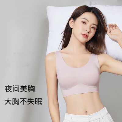 无钢圈聚拢收副乳大码美背文胸罩