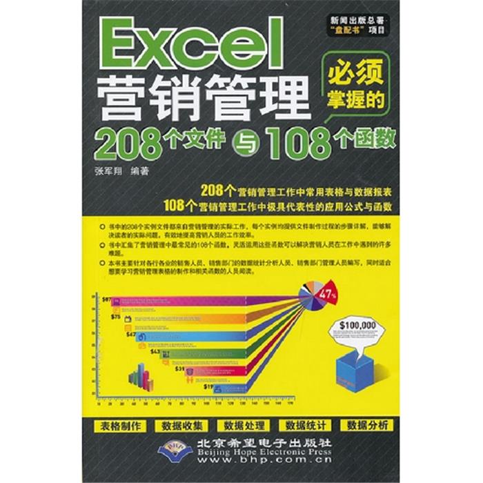 【正版】Excel营销管理必须掌握的208个文件与108个