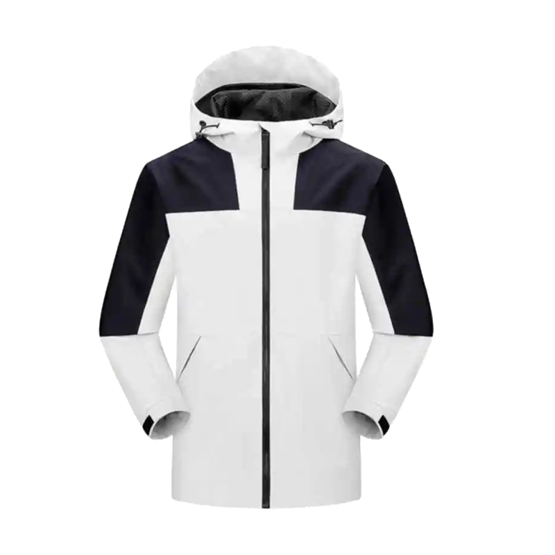 冲锋衣工作服定制快递薄款外套冬季加绒风衣外卖服印字logo刺绣