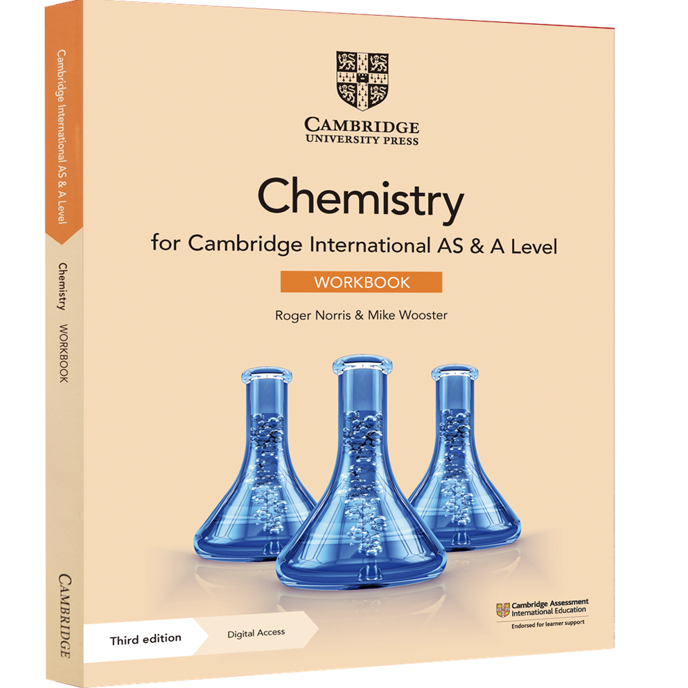 剑桥国际英语课程ALEVEL化学练习册2022年考试大纲Cambridge International AS A Level Chemistry Workbook 9781108859059