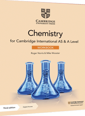 剑桥国际英语课程ALEVEL化学练习册2022年考试大纲Cambridge International AS A Level Chemistry Workbook 9781108859059