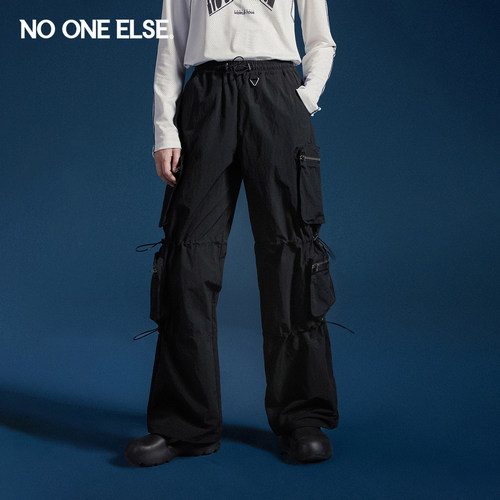 NOONEELSE阔腿工装休闲裤