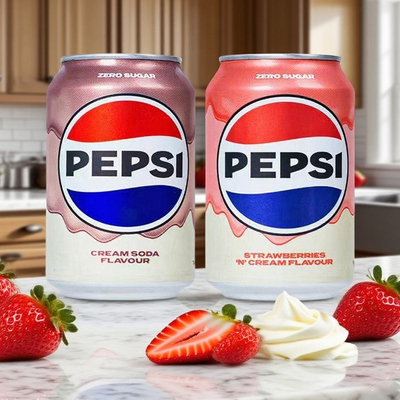 英国进口百事可乐无糖330ml罐装