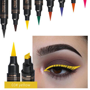 Colorful Seal Stamp Liquid Eyeliner Pen Waproof Fast Dry