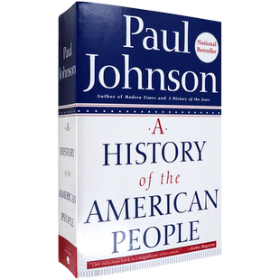 【轻微瑕疵】美国人民史 A History of the American People 保罗·约翰逊 Paul Johnson 正版进口 英文原版图书