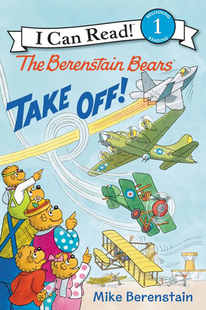 Berenstain 贝贝熊和航空展 Take Mike 进口绘本 美版 Level Bears Off Read The 原版 现货 Can