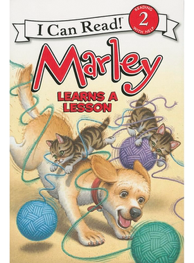 【现货】Marley: Marley Learns a Lesson (I Can Read Level 2) 正版进口绘本 美版进口 John Grogan/Richard Cowdrey