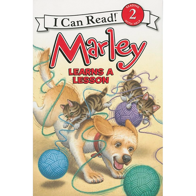 【现货】Marley: Marley Learns a Lesson (I Can Read Level 2) 正版进口绘本 美版进口 John Grogan/Richard Cowdrey