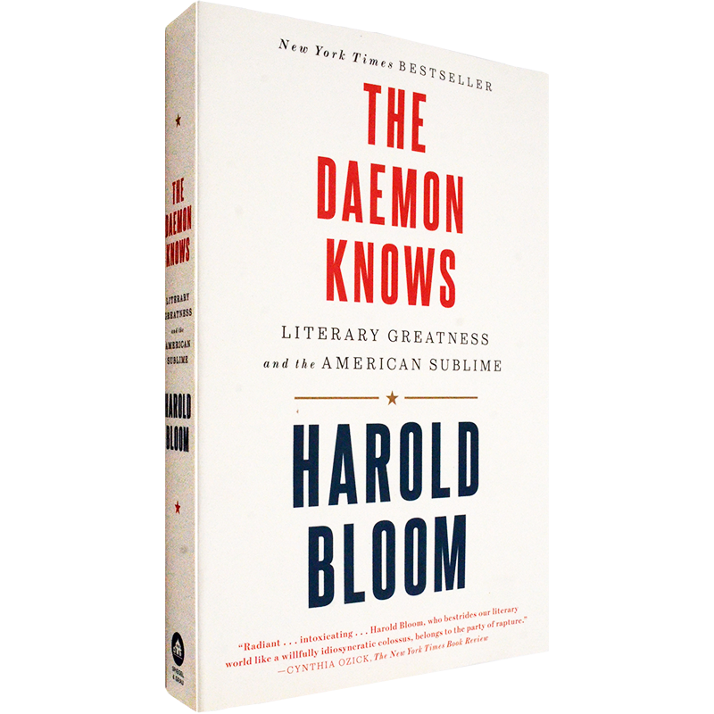 【现货】The Daemon Knows: Literary Greatness and the American Sublime 恶魔知道 美国文学巨匠列传 Harold Bloom 美版进口
