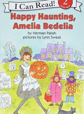 【现货】糊涂女佣万圣节快乐 Happy Haunting, Amelia Bedelia (I Can Read Level 2) 美版进口 正版英文绘本