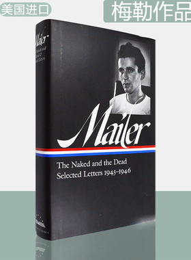 【现货】梅勒作品集 裸着与死者及书信选集 美国文库系列 Norman Mailer: The Naked and the Dead & Selected Letters 1945-1946