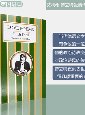 【现货】Love Poems 艾利希·傅立特爱情诗歌选集 Erich Fried 经典诗歌著作 正版进口 英文原版书