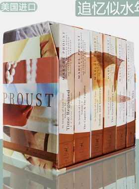 【现货】In Search of Lost Time: Proust 6-pack 追忆似水年华6册盒装版 Marcel Proust 马塞尔·普鲁斯特 意识流小说代表作 原版