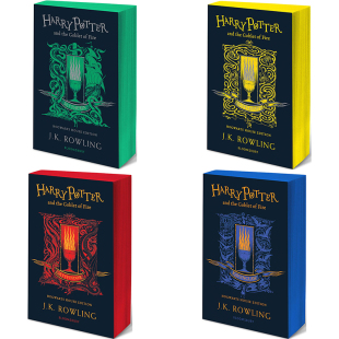 【现货】哈利波特与火焰杯学院版四册合售平装版 Harry Potter and the Goblet of Fire 20周年纪念版 J.K. Rowling 罗琳