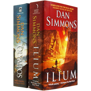 【现货】Ilium+Olympos 科幻版特洛伊之战 两卷集口袋版 Ilium series 经典科幻小说 Dan Simmons 丹·西蒙斯 美版进口