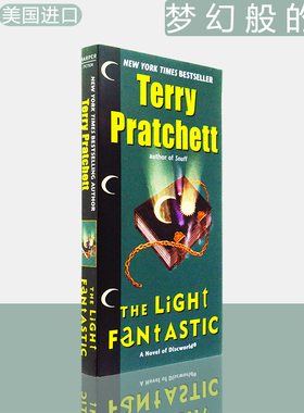 【现货】碟形世界 2 The Light Fantastic: A Novel of Discworld (Discworld, 2) 梦幻般的光 Terry Pratchett 美版 口袋版 原版