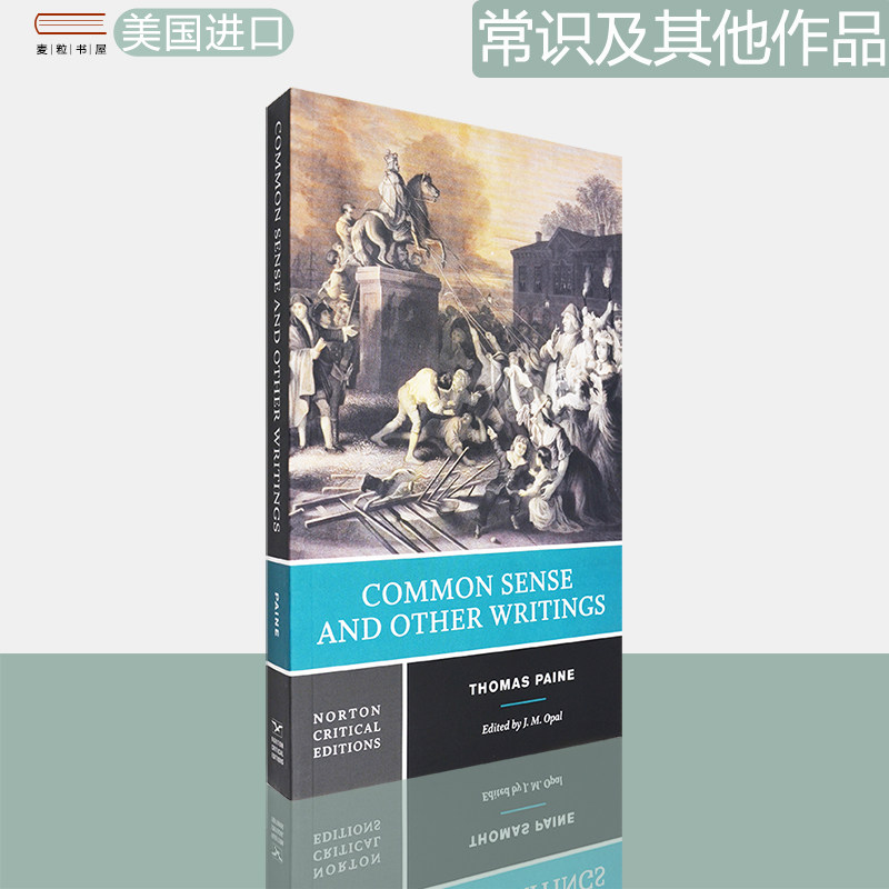 【现货】Common Sense and Other Writings 常识及其他作品 诺顿评论版 Norton Critical Editions 潘恩 Thomas Paine