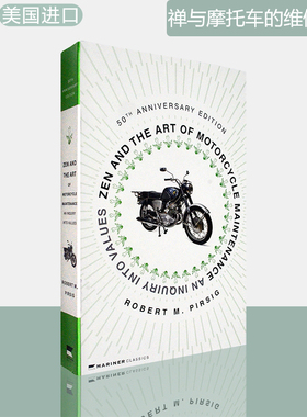 【现货】Zen and the Art of Motorcycle Maintenance 禅与摩托车的维修艺术 Robert Pirsig 罗伯特·M.波西格 当代经典人生哲理