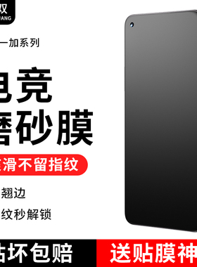 摩双适用一加ace2磨砂膜防指纹1+ace2手机膜ace5游戏膜一加13水凝膜12Pro贴11保护膜冻ace3电竞膜全覆盖曲屏