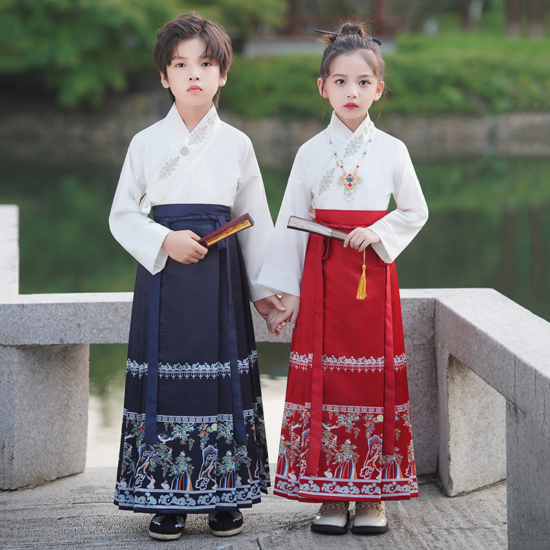 马面裙女童套装2026新款儿童汉服新中式中国风小女孩古风唐装秋冬,童装/婴儿装/亲子装,唐装,淘宝优惠券,粉丝福利购,淘宝优惠卷