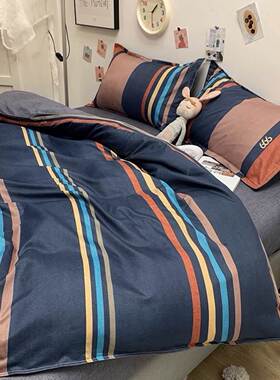 四件套bed linen cover pillow student bedding set sheet sets