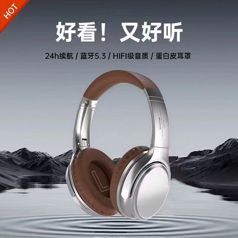 日本品质蓝牙耳机901复古头戴式插卡插线折叠音乐无线降噪耳麦电