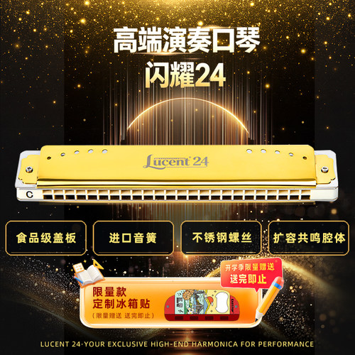 复音口琴学生成人初学者练习演奏