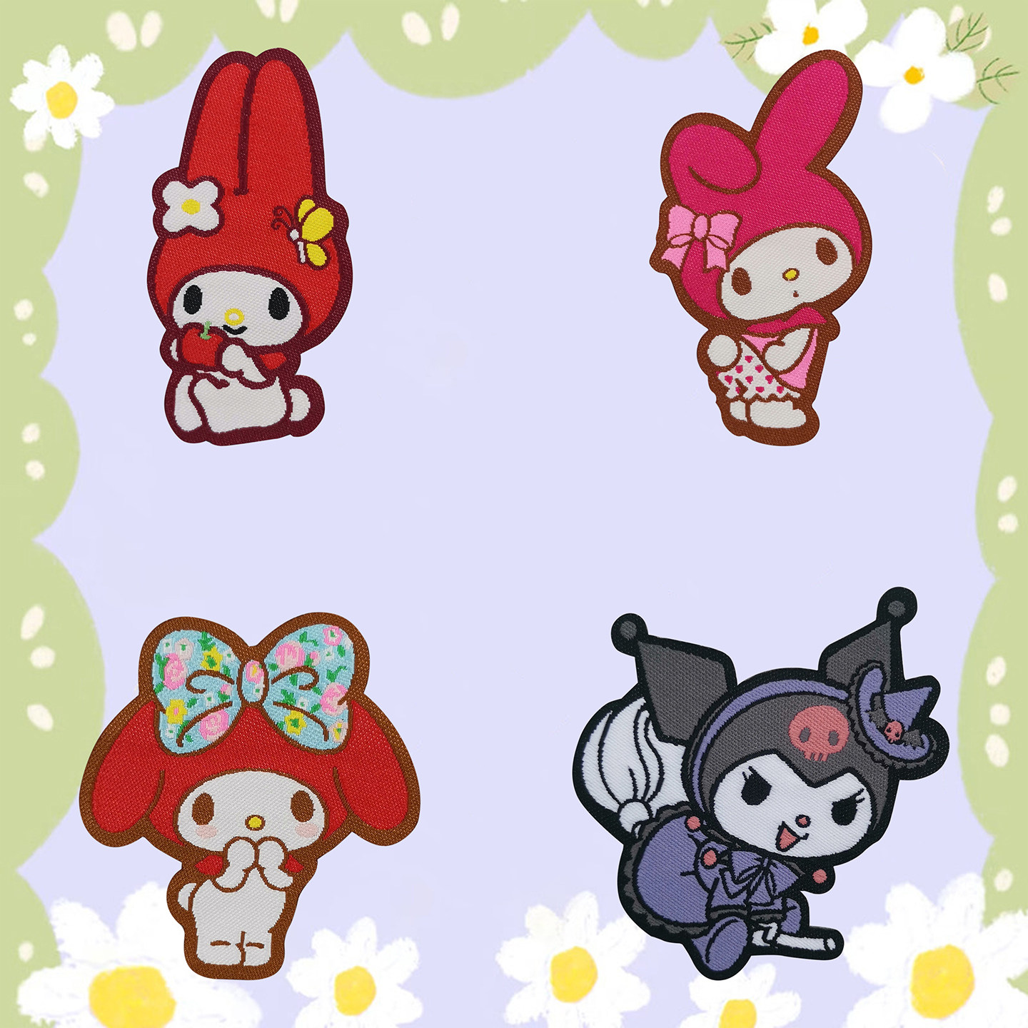 卡通布贴羽绒服破洞修补装饰贴