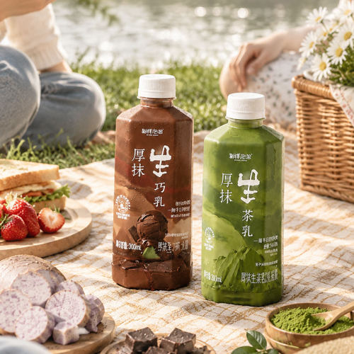 聚餐解腻好搭子厚抹生巧奶茶