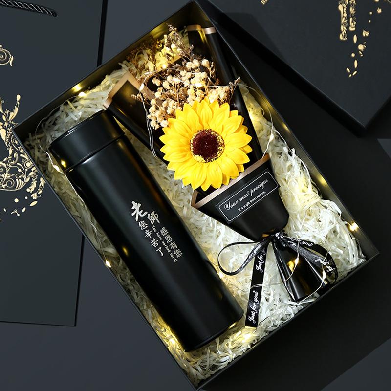 永20228.19生花束花毕师业季用送老的礼物实有创意的有意义的杯子