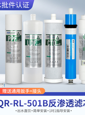 芯园滤芯适用沁园净水器QR-RL-501B A/C/S RL502D/URN3015过滤器