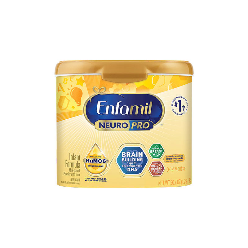 美赞臣美版Enfamil金樽补充装HMO配方奶粉(0-12月）587g/罐