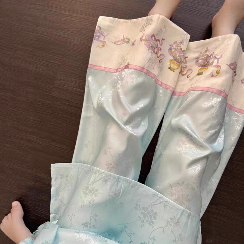 2025新款中式宫廷风睡衣女春秋季