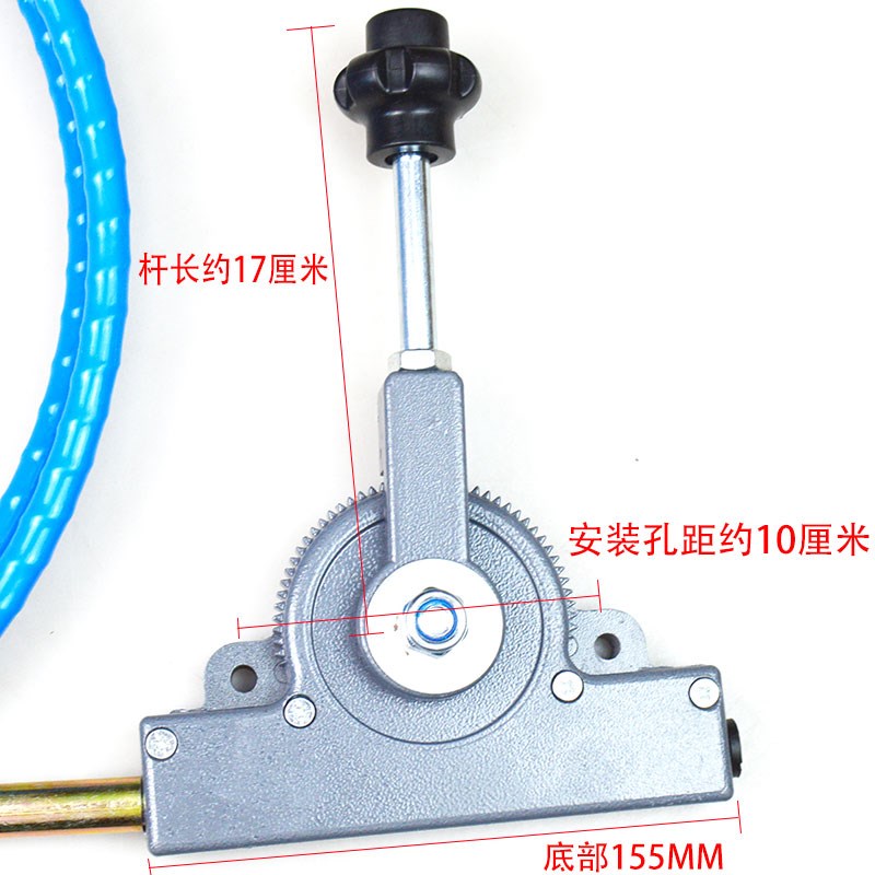船挂机挂桨机手动油门控制器自锁推拉软轴自锁油门头油门线拉索