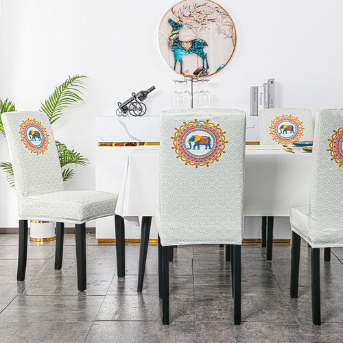 轻奢高档酒店餐桌椅套罩2022新款家用椅子保护套凳子座椅靠背坐垫