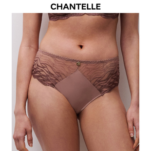 【过季折扣】法国CHANTELLE仙黛尔奢华性感波浪刺绣塑身三角底裤