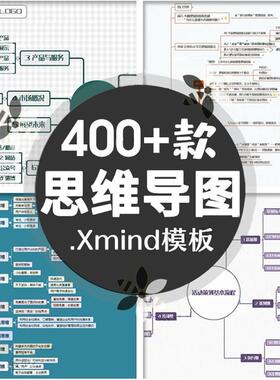 xmind思维导图模板 学习方法网际网路营运活动策划工作计划基本流